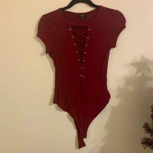Maroon Bodysuit